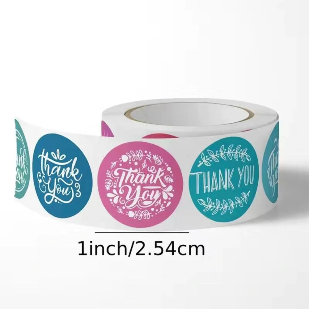 ⭐️ 3 for $22- 500 ct. 1” Colorful Thank you stickers / labels NEW